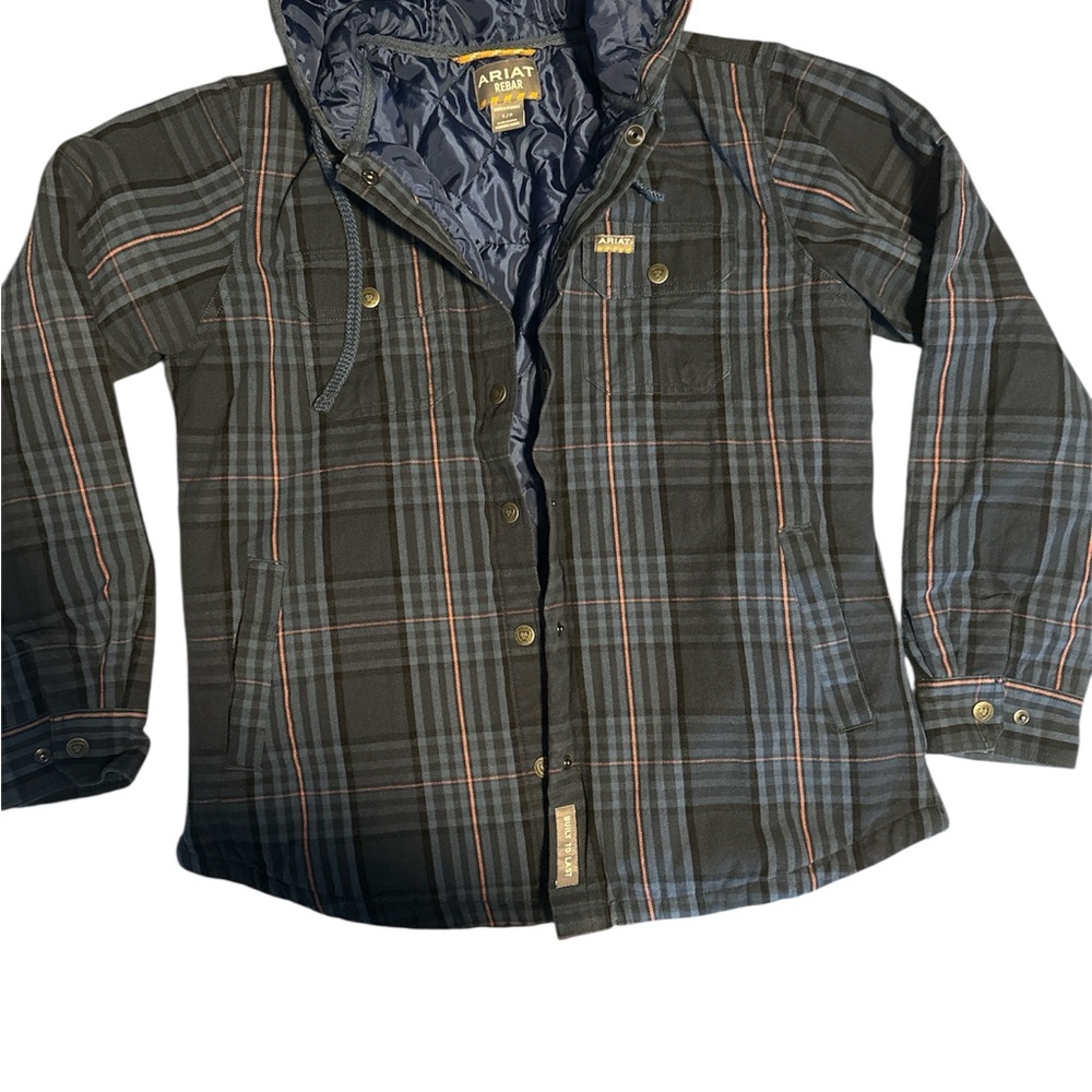 Ariat Rebar Quilted Jacket in Navy